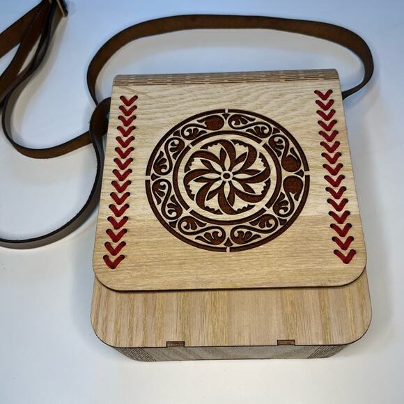 Wooden Handmade Bag Purse - Picture 12 of 16